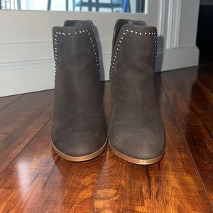 Steve Madden Black Heeled Boots with Studded Detail